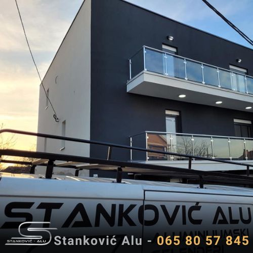 Aluminijumski gelender - rad tima Stanković Alu